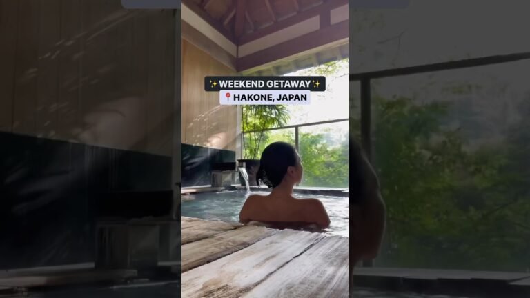 Perfect weekend getaway itinerary in Hakone Japan✨ #japantravel
