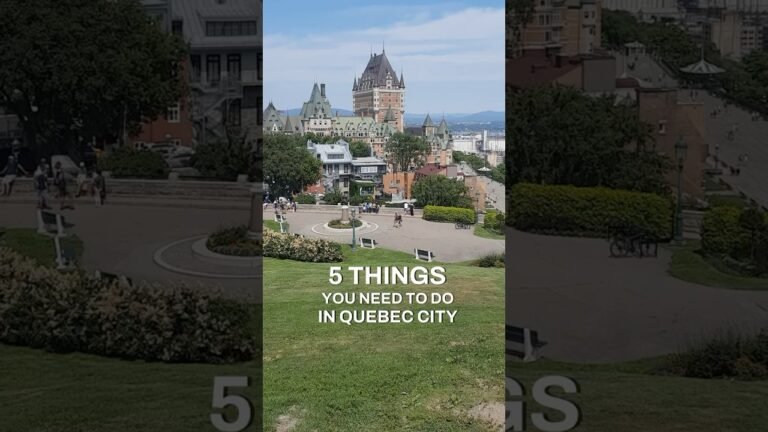 5 Things to do in Quebec City