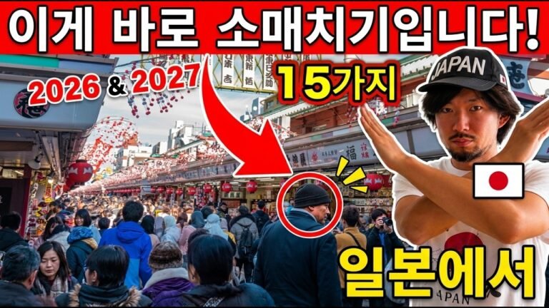 🚨 일본이 안전하다고 방심하면 당합니다! 2026년 관광객 대상 사기 15가지 | 여행 꿀팁 포함