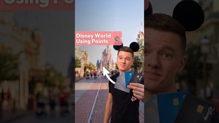 How to Visit Disney for (Almost) Free Using Miles & Points…#shorts 🏰