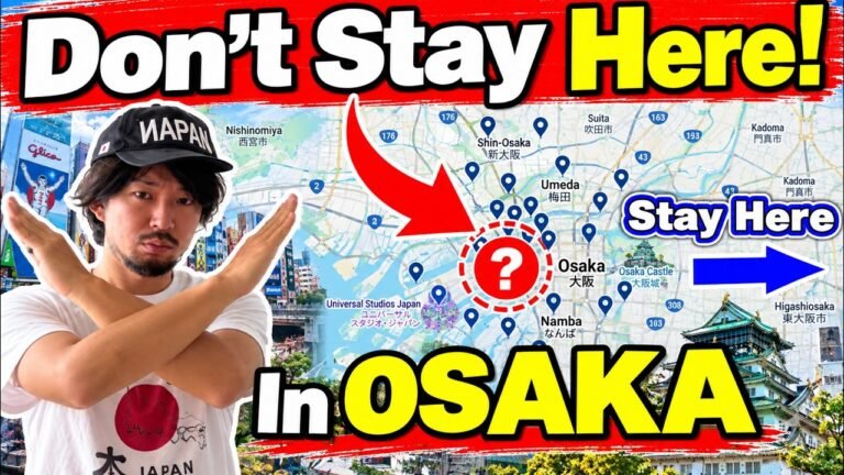 Where to Stay in Osaka Japan 2026 : 6 Best Areas + Areas to Avoid + How to Book Hotels from local
