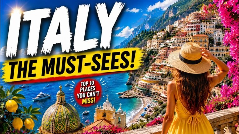 Best of Italy 🇮🇹  10 Amazing Places to Visit in Italy You Can’t Miss