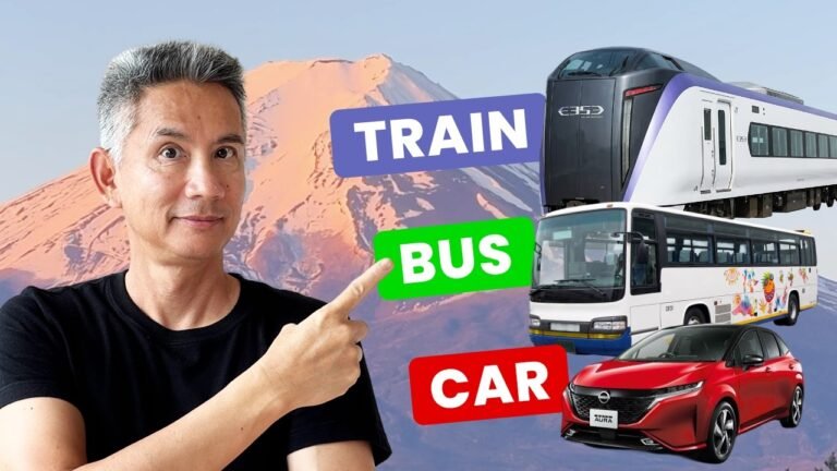 Tokyo to Mt. Fuji by Train, Bus or Car 🗻 What's Best?