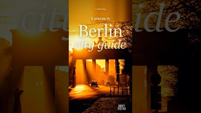 5 Places in Berlin You Have to See #shorts